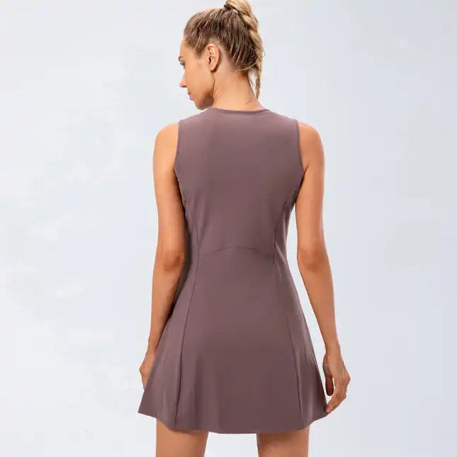 Vega Yoga Dress + Shorts