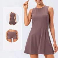 Vega Yoga Dress + Shorts