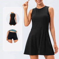 Vega Yoga Dress + Shorts